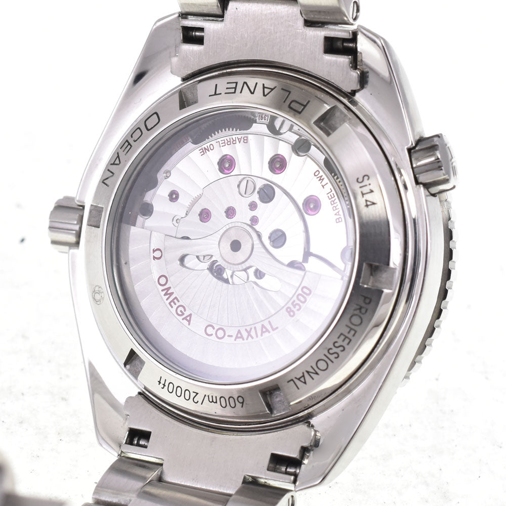 with paper OMEGA Seamaster Planet Ocean 232.30.42.21.01.001 Date black Dial Automatic Men's
 Watch E#147222