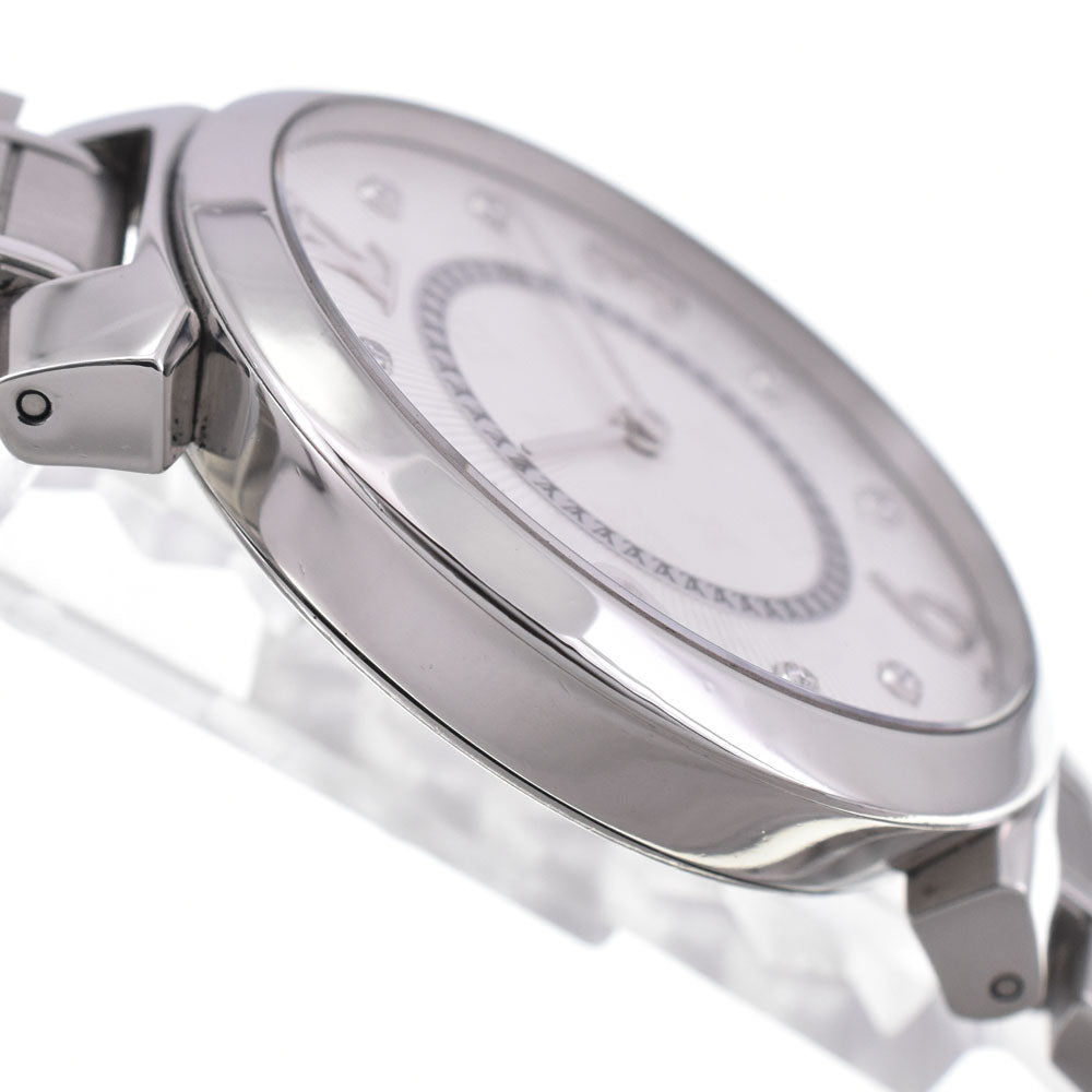 LOUIS VUITTON Tambour Slim MM Q13MJZ 8P diamond white Dial Quartz Ladies
 Watch E#147227