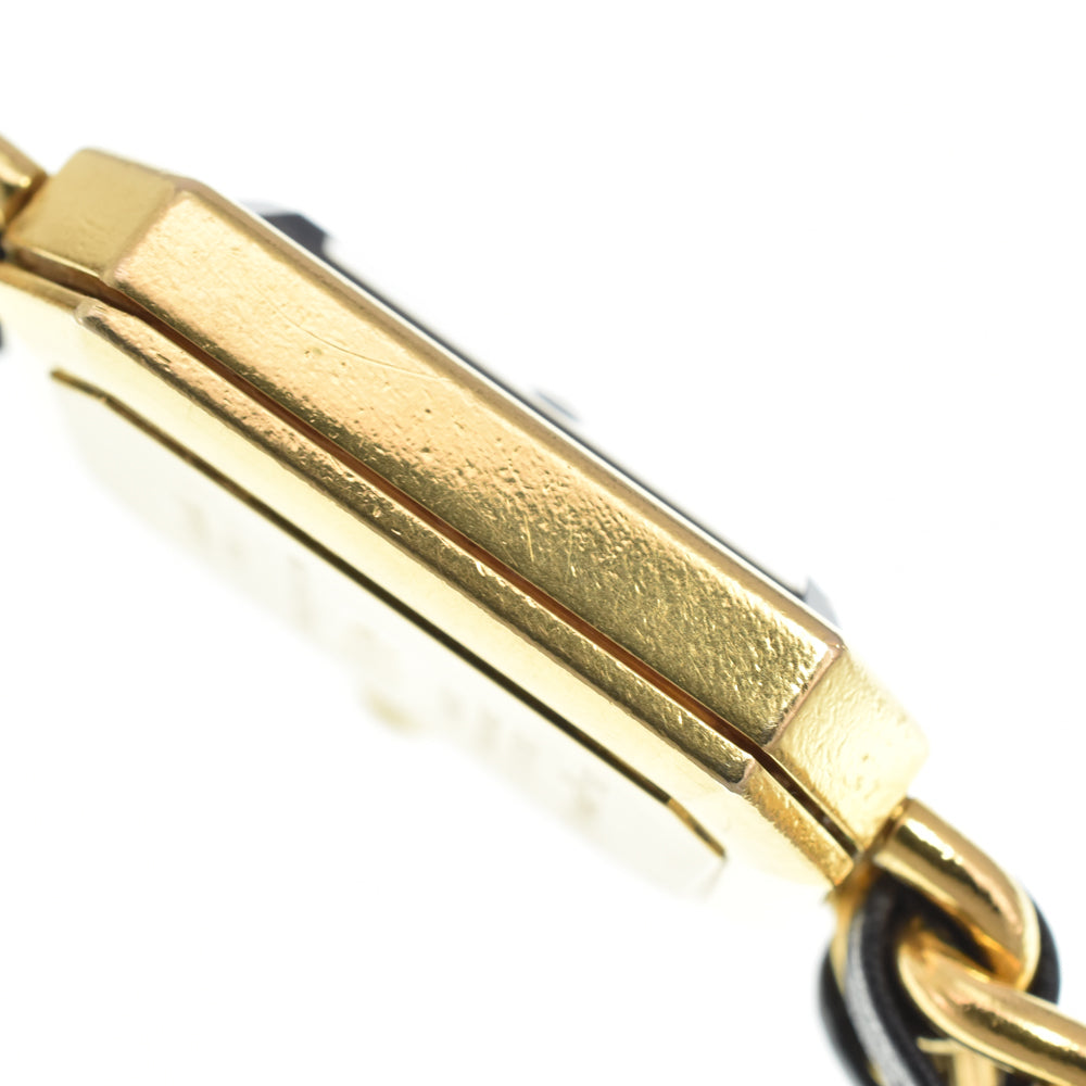 CHANEL Premiere H0001 Gold Plated / Leather black Dial Quartz Ladies
 Watch E#147228
