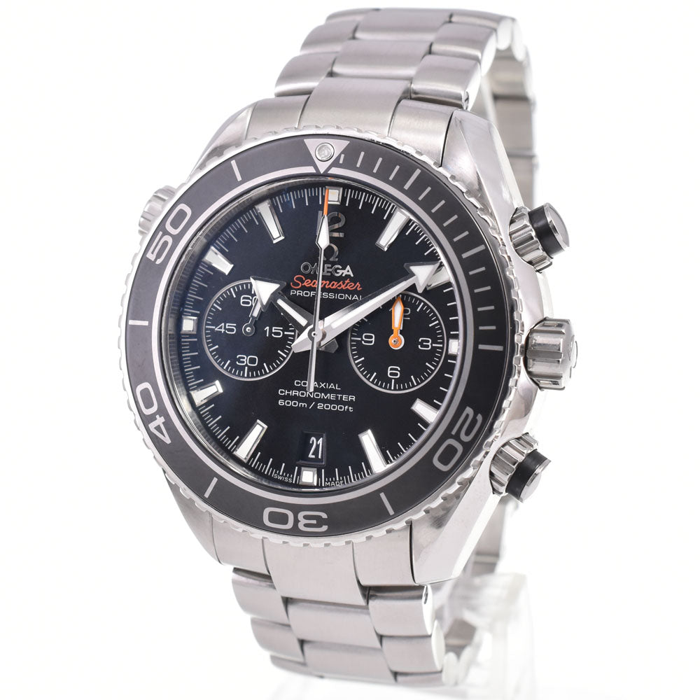 with paper OMEGA Seamaster Planet Ocean 232.30.46.51.01.001 Chronograph black Dial Automatic Men's
 Watch E#147229