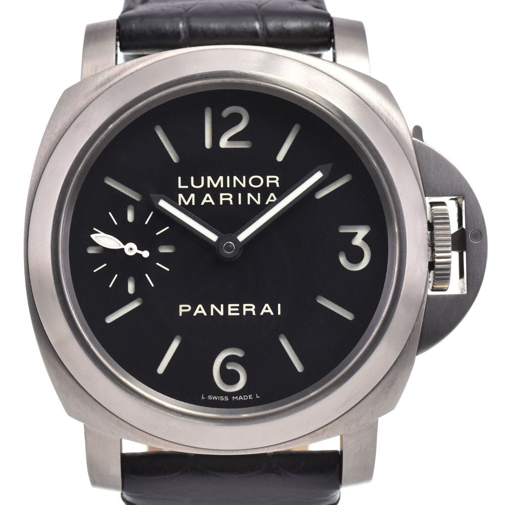 with paper PANERAI Luminor Marina PAM00177 Small second black Dial Hand Winding Men's
 Watch G#147230
