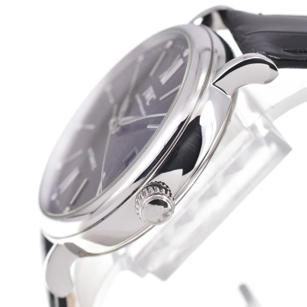 with paper IWC SCHAFFHAUSEN Portofino Automatic 37 IW458603 12P diamond gray Dial Automatic Men's
 Watch D#147231