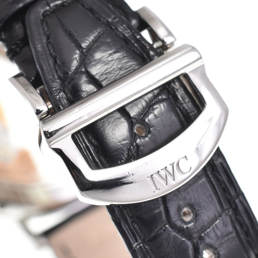 with paper IWC SCHAFFHAUSEN Portofino Automatic 37 IW458603 12P diamond gray Dial Automatic Men's
 Watch D#147231