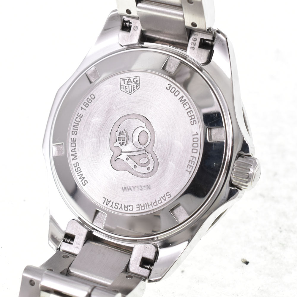 TAG HEUER Aqua racer WAY131N Diamond Bezel Blue shell Dial Quartz Ladies
 Watch D#147233