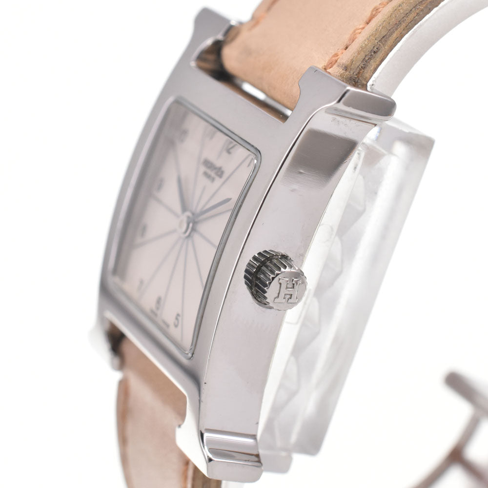 HERMES H watch HH1.210 Ivory Dial Quartz Ladies
 Watch G#147236