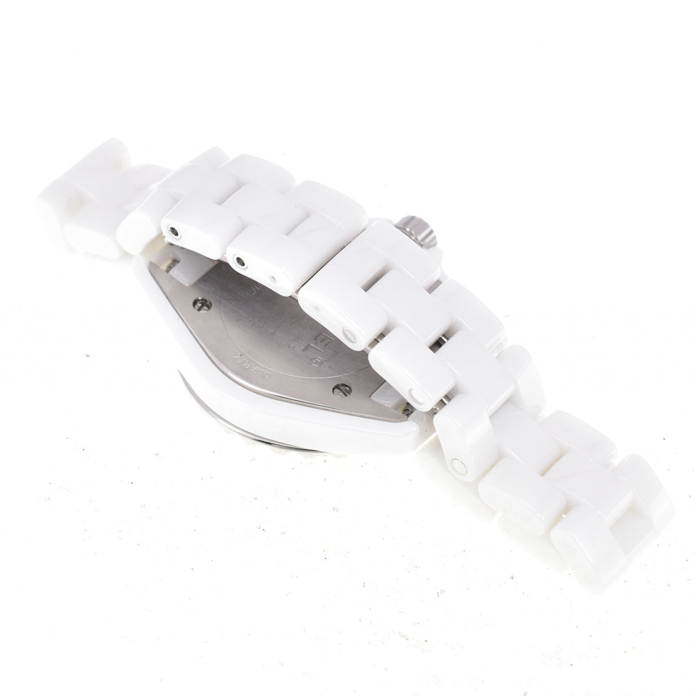 with paper CHANEL J12 H3243 Diamond pink sapphire White shell Dial Quartz Ladies
 Watch D#147237
