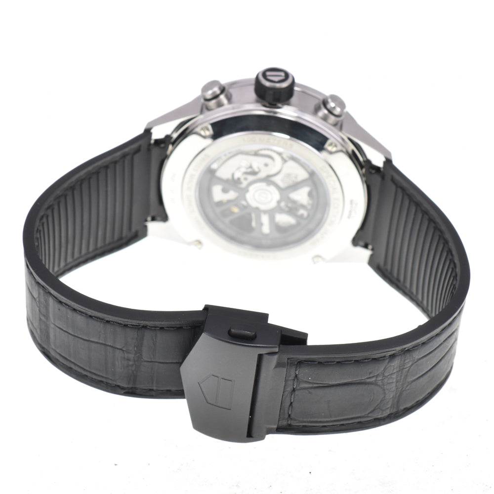 with paper TAG HEUER Carrera Caliber Heuer 02 CBG2A12.FC6450 Diamond Bezel skeleton Dial Automatic Men's
 Watch D#147241