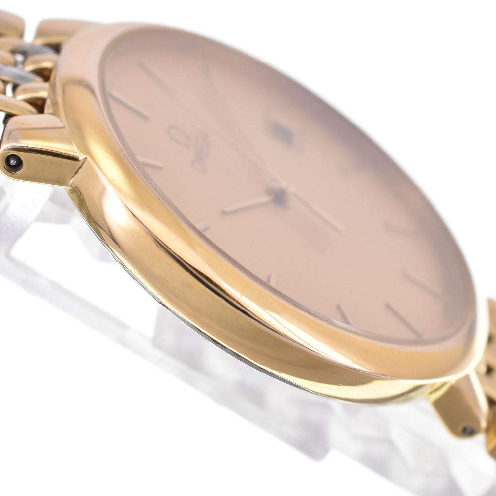 OMEGA De Ville Gold Plated Date gold Dial Quartz Men's
 Watch G#147245