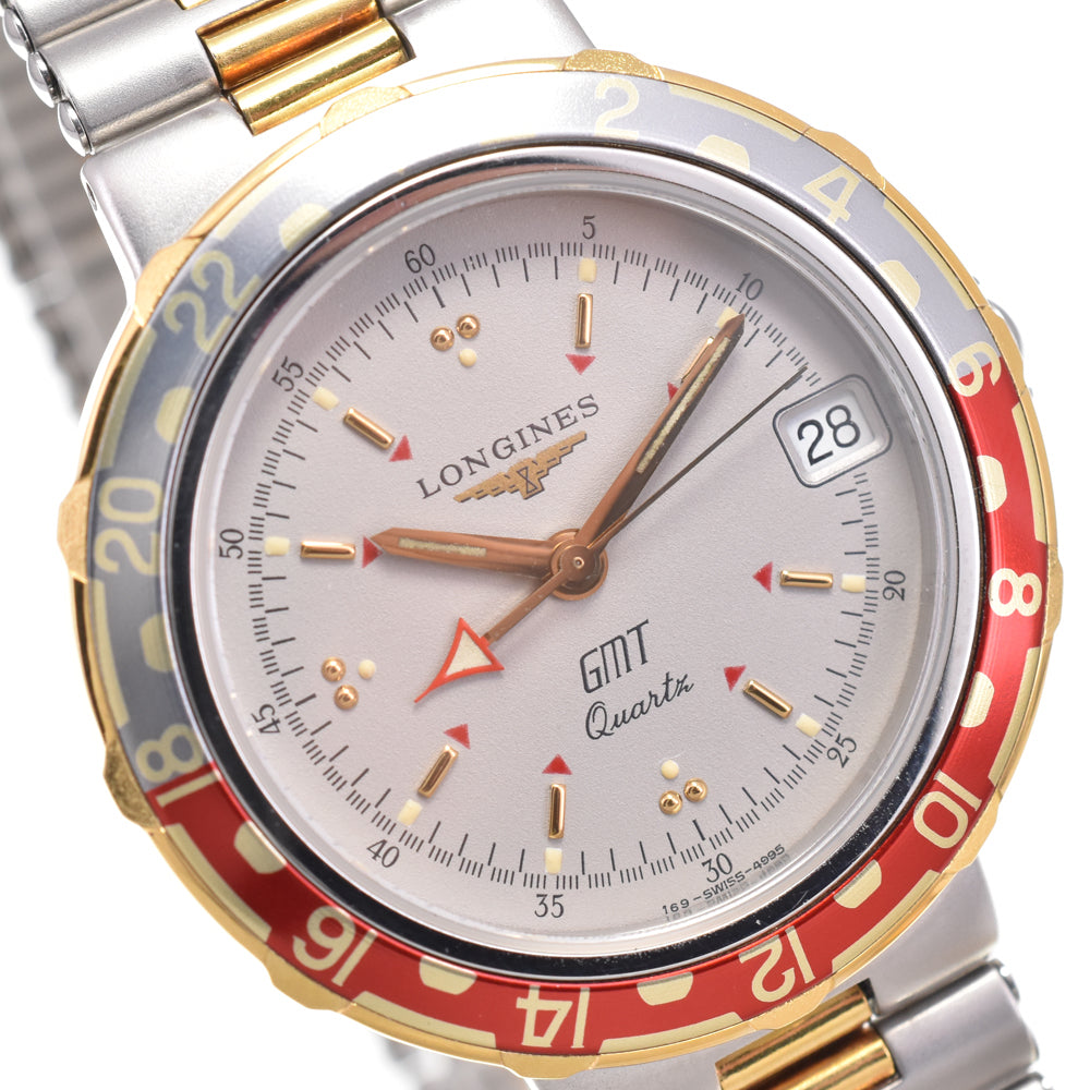 LONGINES Conquest vintage GMT date gray Dial Quartz Men's
 Watch E#147246