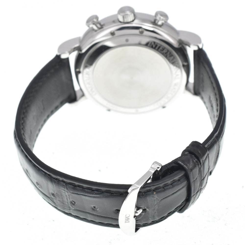 IWC SCHAFFHAUSEN Portofino IW391007 Chronograph day date Silver Dial Automatic Men's
 Watch ▢#150184