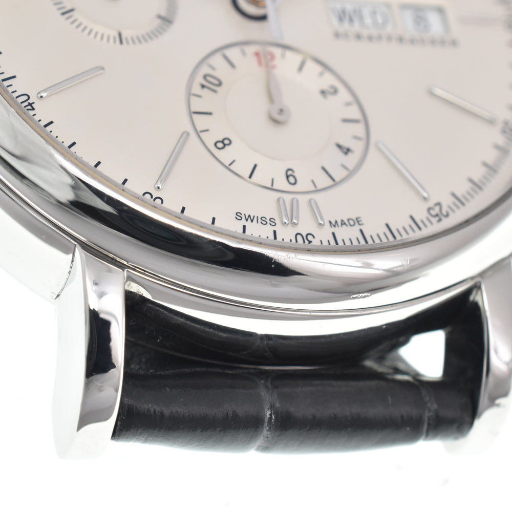 IWC SCHAFFHAUSEN Portofino IW391007 Chronograph day date Silver Dial Automatic Men's
 Watch ▢#150184