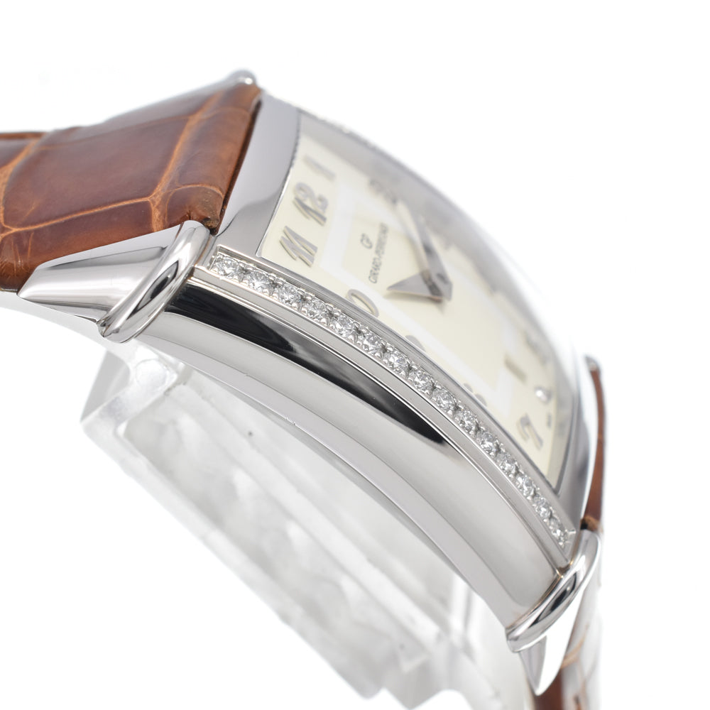 with paper GIRARD-PERREGAUX Vintage 1945 25860 diamond Ivory Dial Automatic Unisex
 Watch E#147249