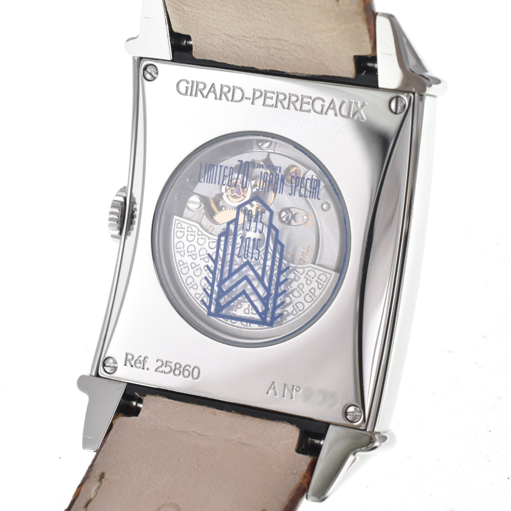 with paper GIRARD-PERREGAUX Vintage 1945 25860 diamond Ivory Dial Automatic Unisex
 Watch E#147249