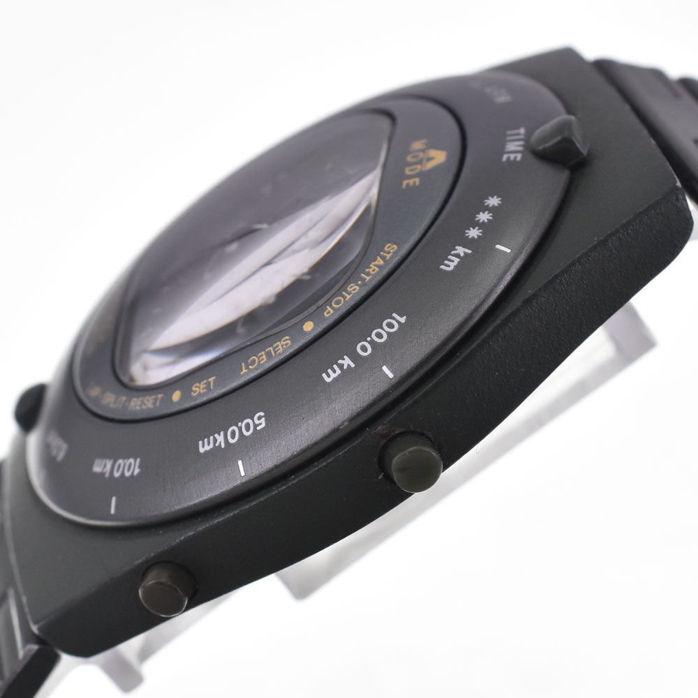 SEIKO Speedmaster A828-400A vintage Giugiaro Design liquid crystal Dial Quartz Men's
 Watch I#147250