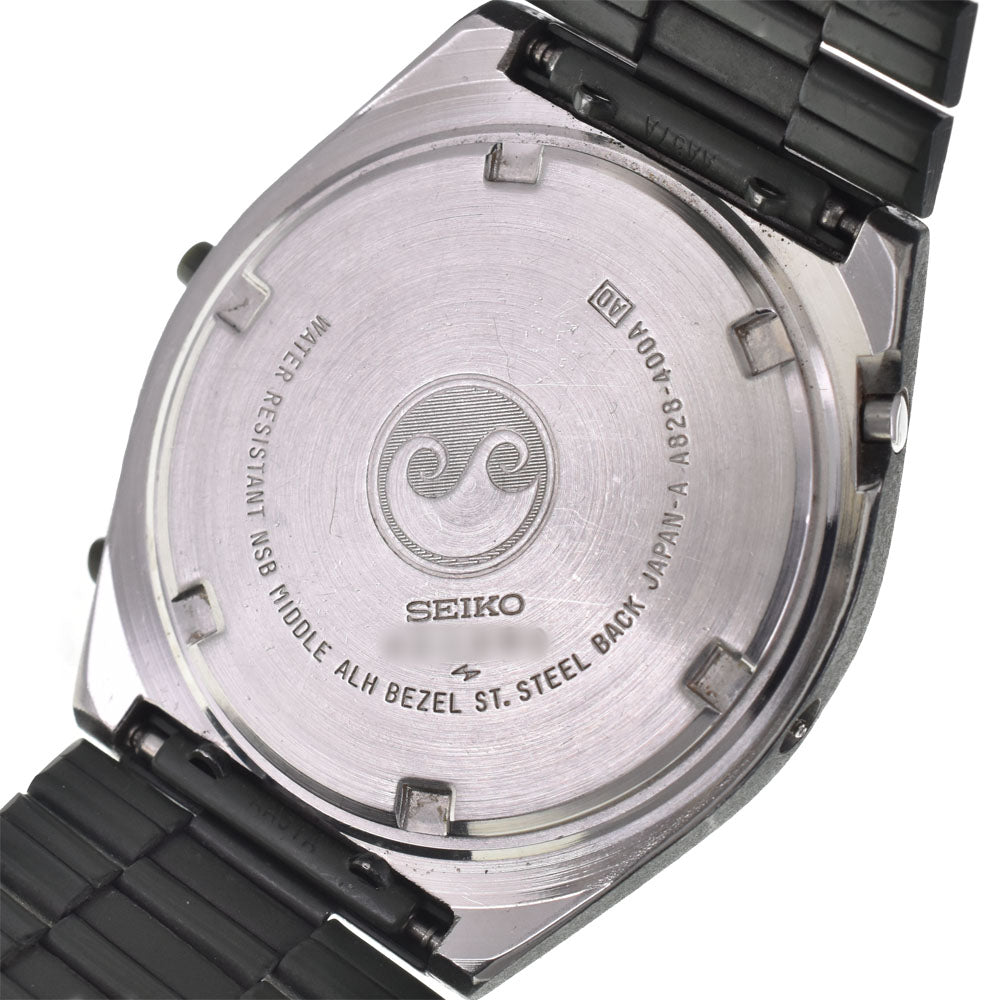 SEIKO Speedmaster A828-400A vintage Giugiaro Design liquid crystal Dial Quartz Men's
 Watch I#147250