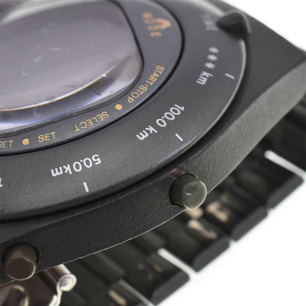 SEIKO Speedmaster A828-400A vintage Giugiaro Design liquid crystal Dial Quartz Men's
 Watch I#147250