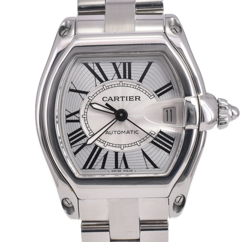 CARTIER Roadster LM Date Silver Dial Automatic Men's
 Watch G#147251