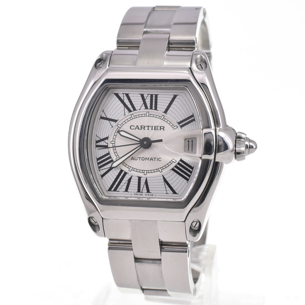 CARTIER Roadster LM Date Silver Dial Automatic Men's
 Watch G#147251