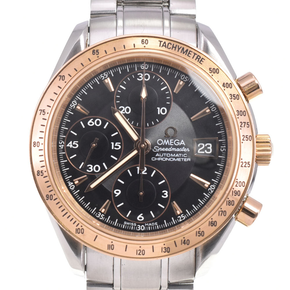 with paper OMEGA Speedmaster 323.21.40.40.01.001 Chronograph Date K18RGB ezel black Dial Automatic Men's
 Watch E#147252