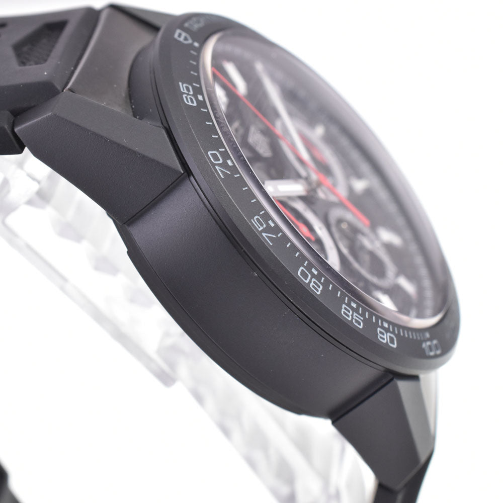 with paper TAG HEUER Carrera Caliber Heuer 02 CBG2090.FT6145 Chronograph black Dial Automatic Men's
 Watch D#147257