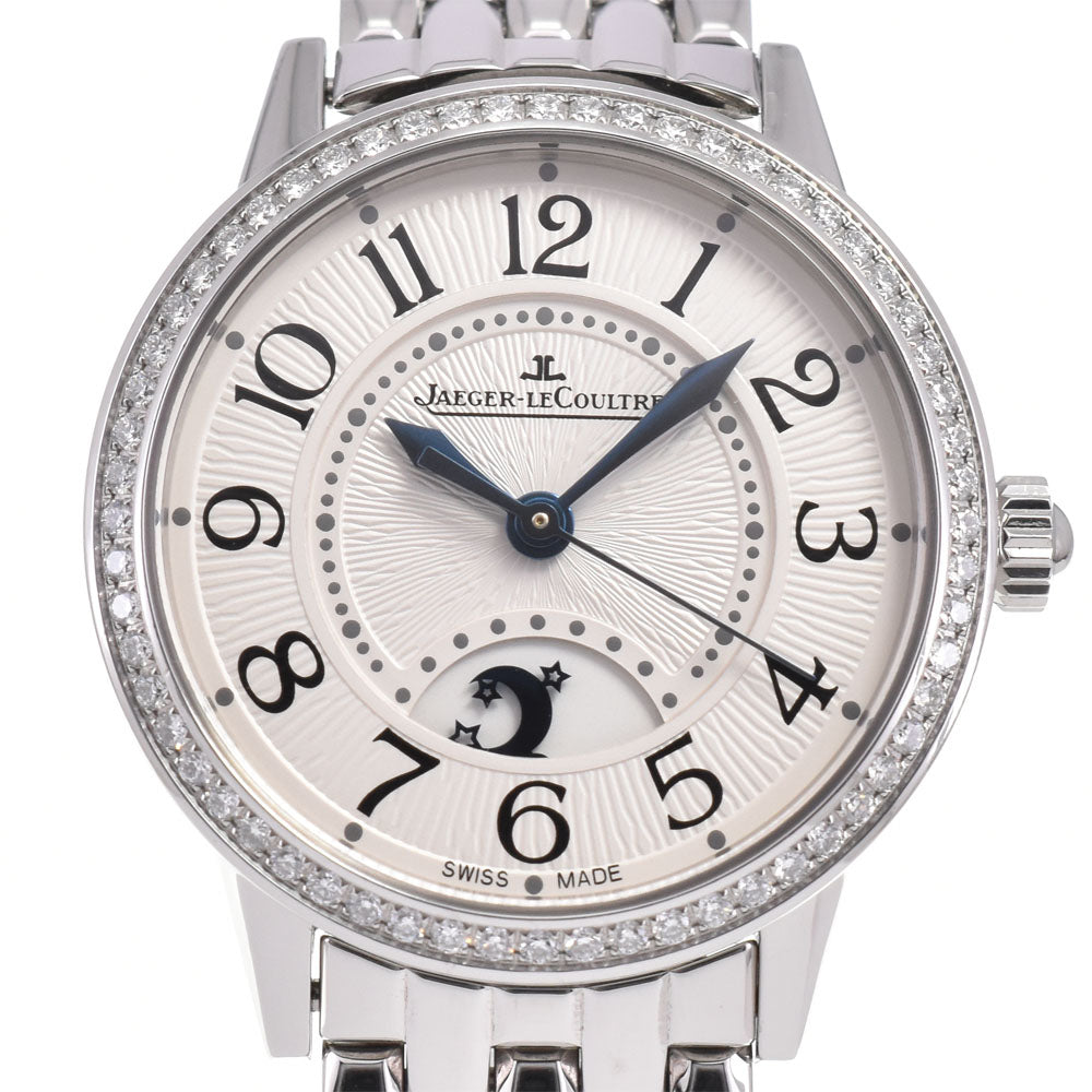 JAEGER-LECOULTRE Rendezvous Classic Night & Day 346.8.56.S/Q3468121 Diamond Bezel Silver Dial Automatic Ladies
 Watch G#147262