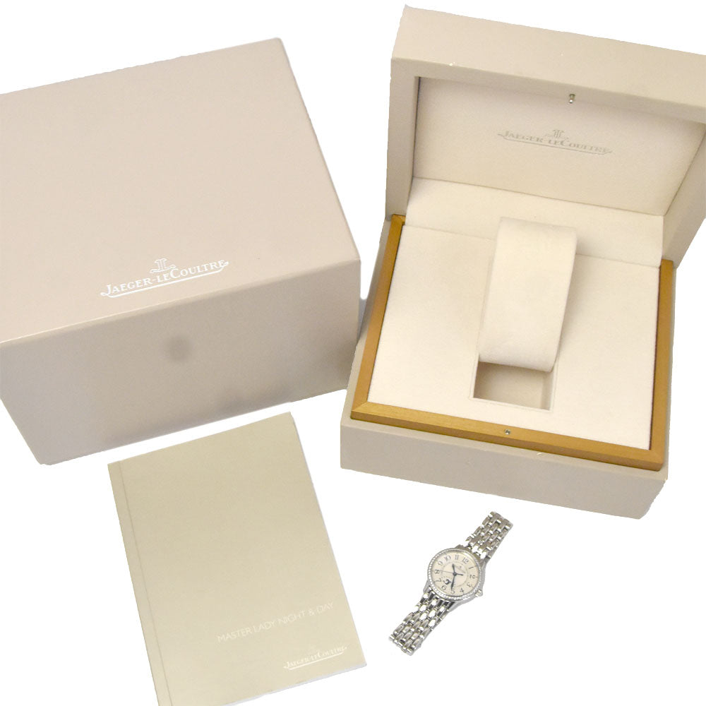 JAEGER-LECOULTRE Rendezvous Classic Night & Day 346.8.56.S/Q3468121 Diamond Bezel Silver Dial Automatic Ladies
 Watch G#147262