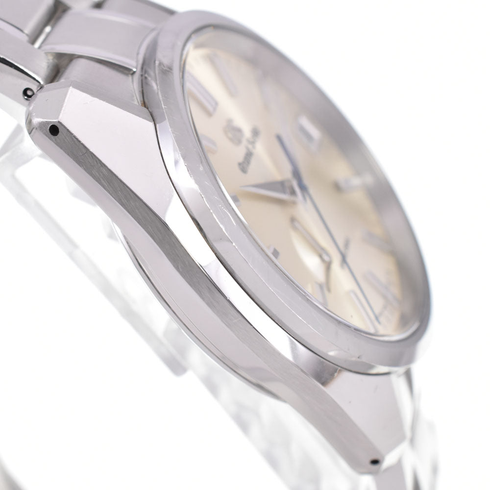 with paper SEIKO Grand Seiko SBGA373/9R65-0CV0 Power reserve date Silver Dial Spring drive Men's
 Watch D#147264