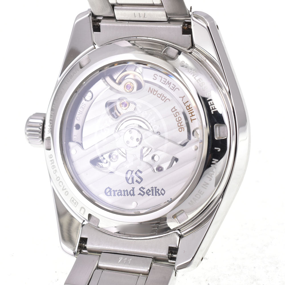 with paper SEIKO Grand Seiko SBGA373/9R65-0CV0 Power reserve date Silver Dial Spring drive Men's
 Watch D#147264