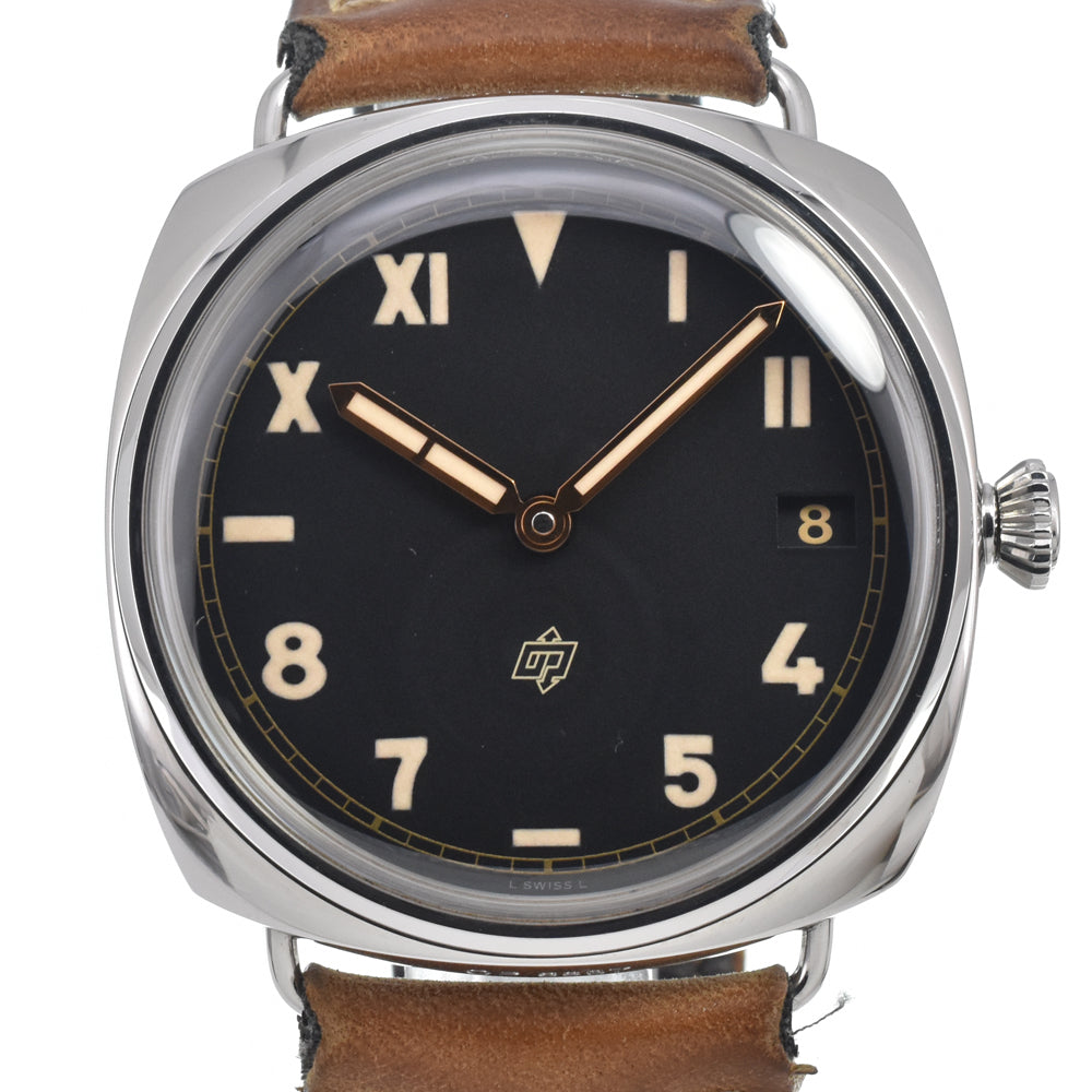 PANERAI Radio meal PAM00424 black Dial Hand Winding Men's
 Watch E#147270