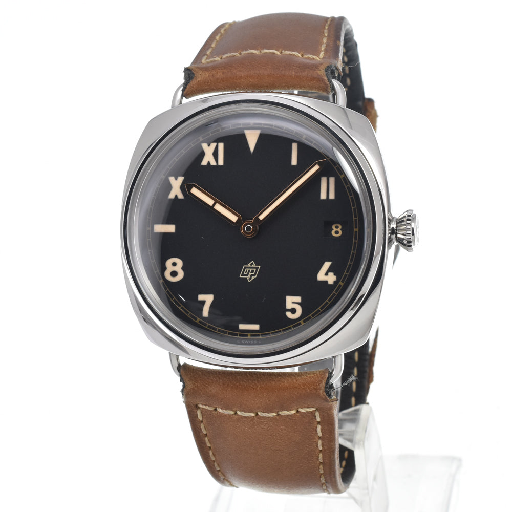 PANERAI Radio meal PAM00424 black Dial Hand Winding Men's
 Watch E#147270