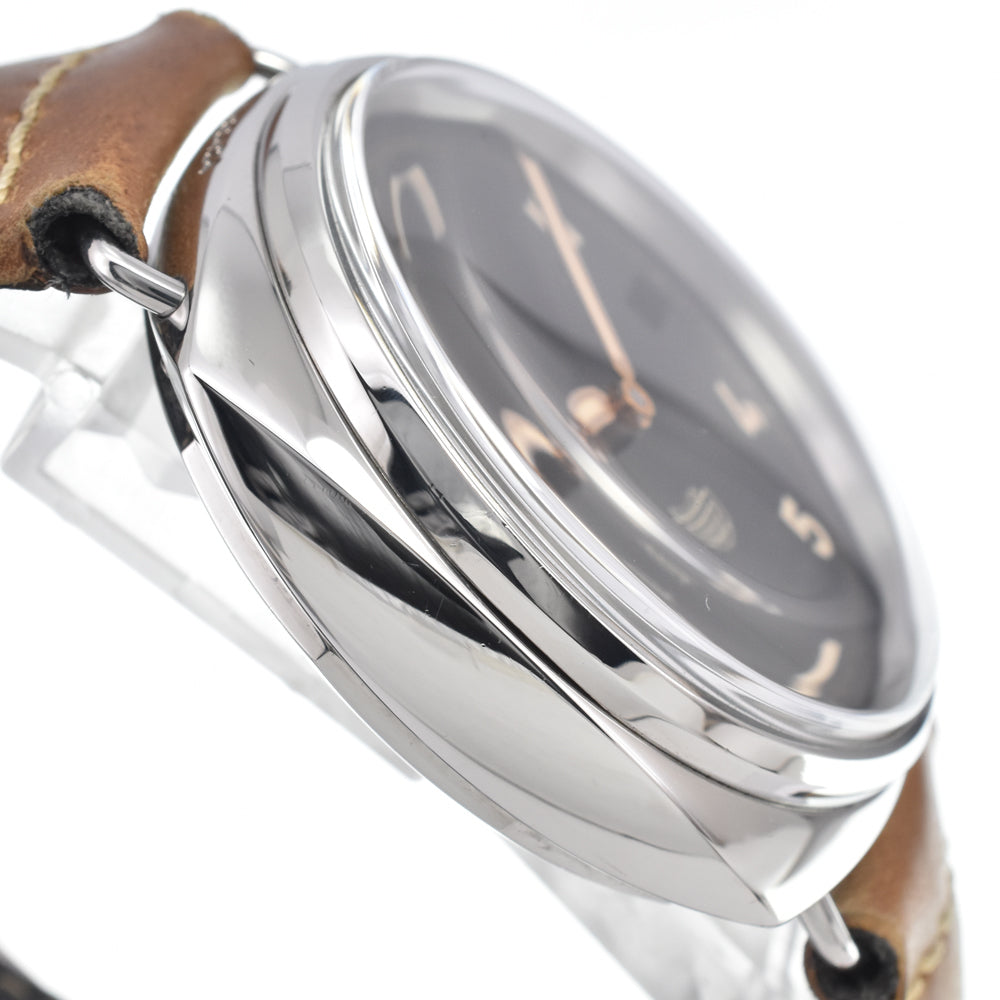 PANERAI Radio meal PAM00424 black Dial Hand Winding Men's
 Watch E#147270