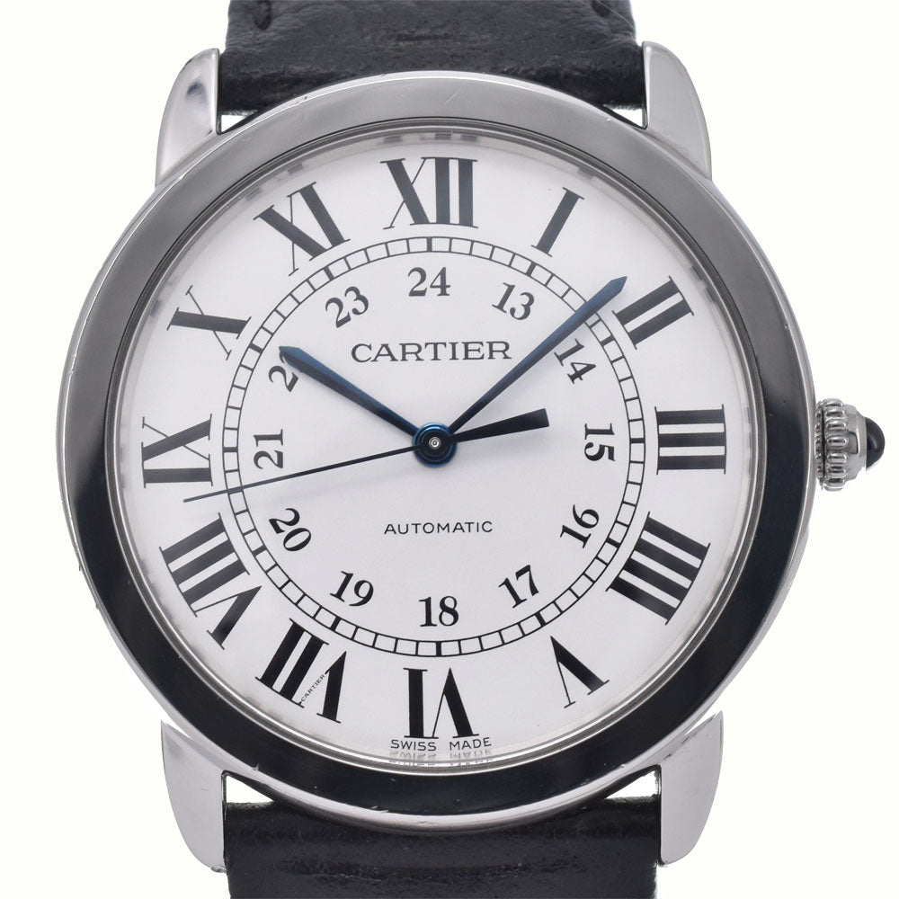 CARTIER Rondo Solo de Cartier WSRN0021 Silver Dial Automatic Men's
 Watch G#147271