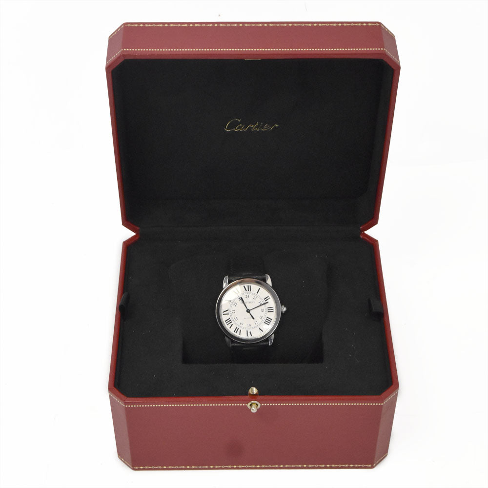 CARTIER Rondo Solo de Cartier WSRN0021 Silver Dial Automatic Men's
 Watch G#147271