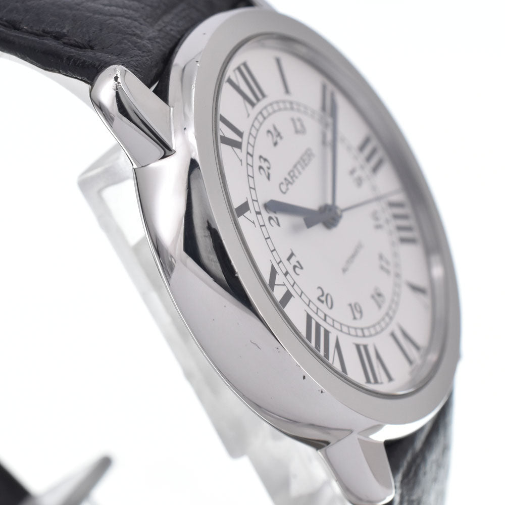 CARTIER Rondo Solo de Cartier WSRN0021 Silver Dial Automatic Men's
 Watch G#147271