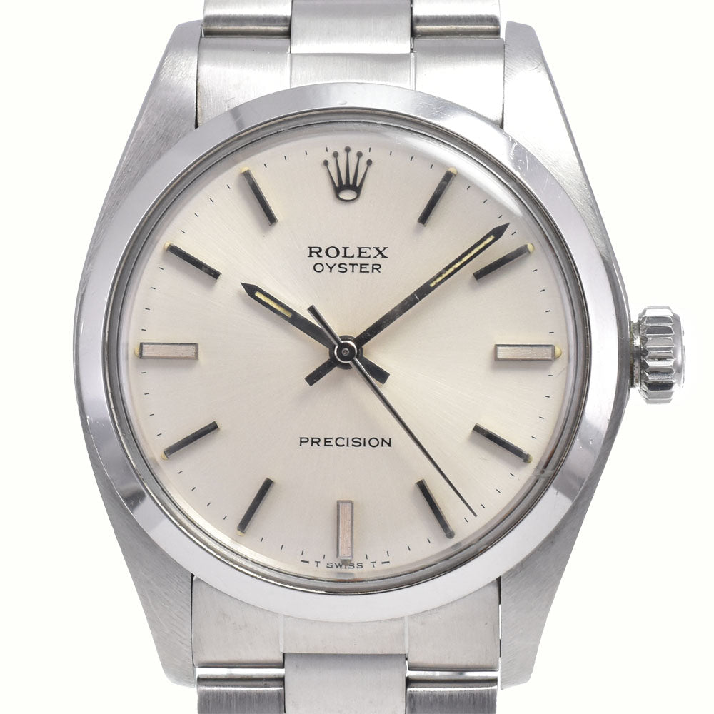 ROLEX Oyster Precision 6426 vintage Cal.1225 Silver Dial Hand Winding Men's
 Watch K#147277