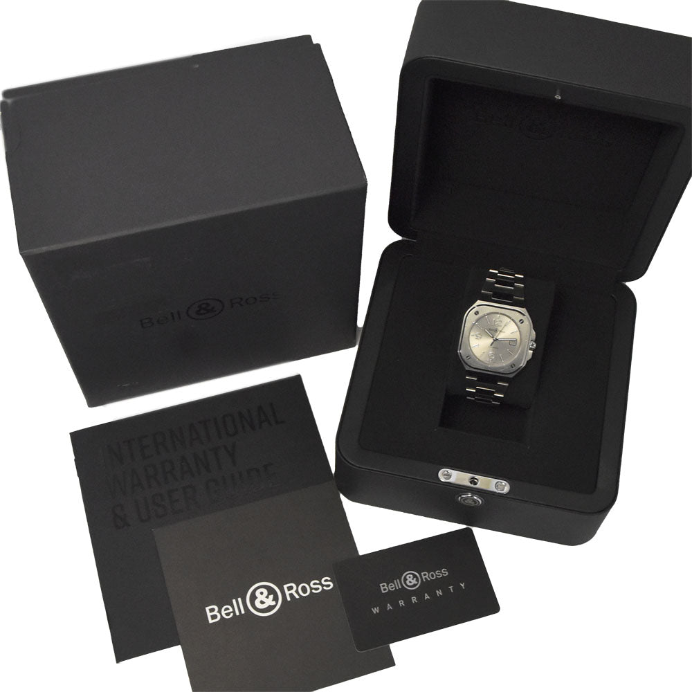 with paper Bell＆Ross BR05 BR05A-GR-ST Date gray Dial Automatic Men's
 Watch G#147282