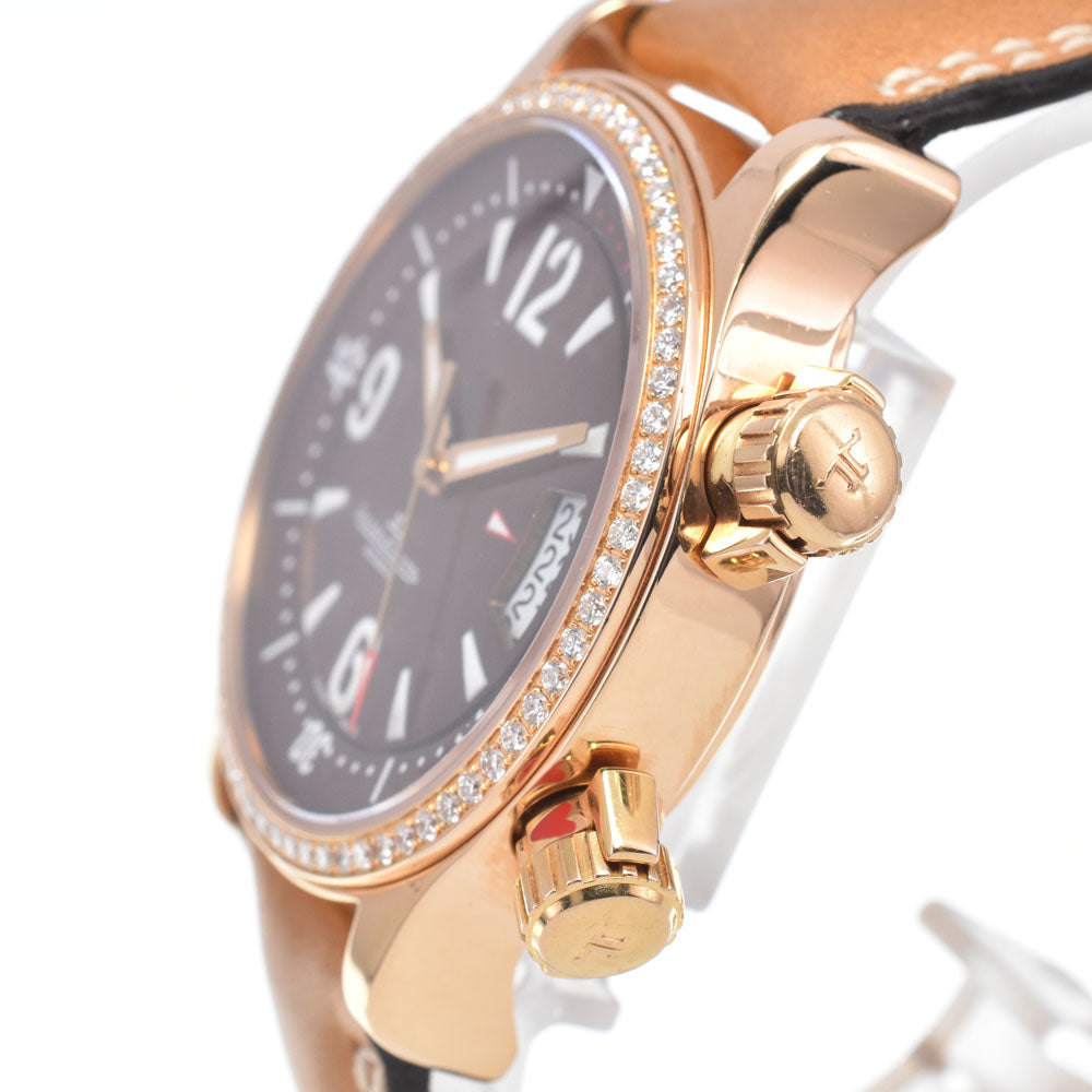 JAEGER-LECOULTRE Master compressor 148.2.60 Diamond Bezel Date Brown Dial Automatic Ladies
 Watch I#147285