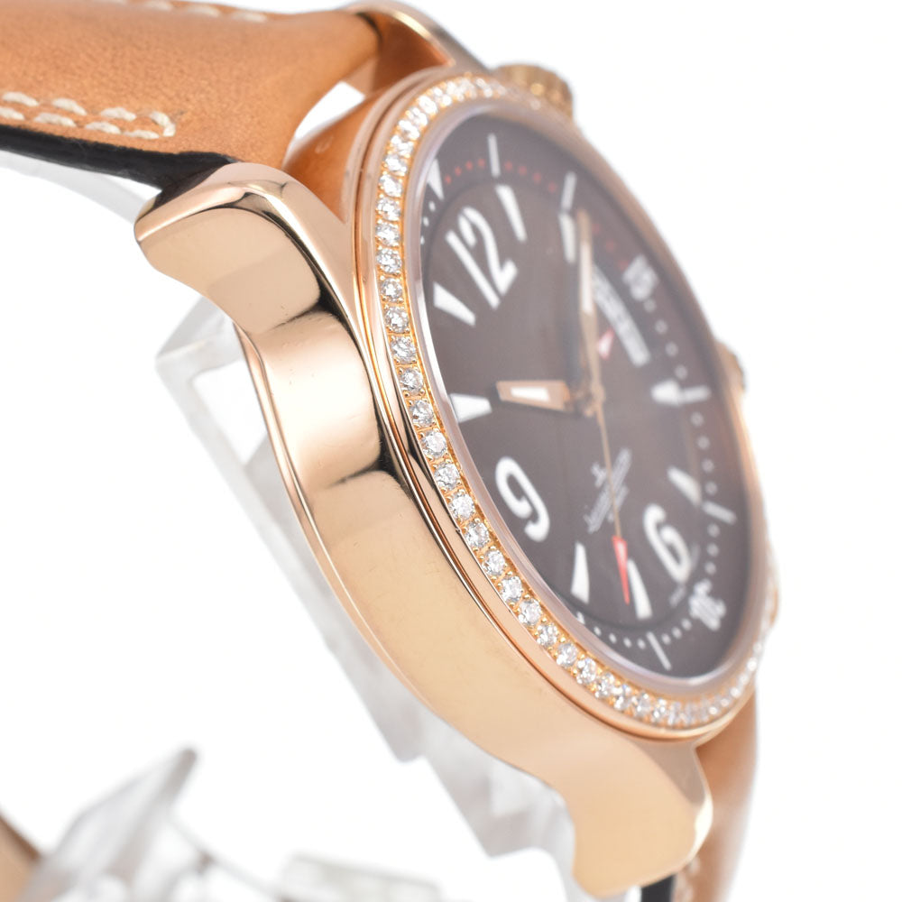 JAEGER-LECOULTRE Master compressor 148.2.60 Diamond Bezel Date Brown Dial Automatic Ladies
 Watch I#147285