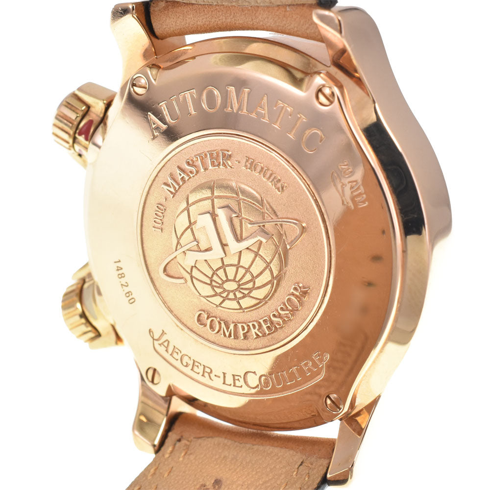 JAEGER-LECOULTRE Master compressor 148.2.60 Diamond Bezel Date Brown Dial Automatic Ladies
 Watch I#147285