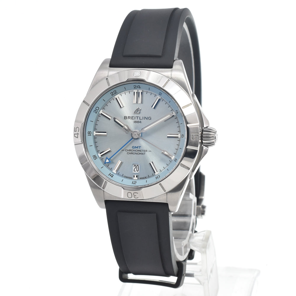 BREITLING Chronomat P32398 Date GMT Ice blue Dial Automatic Men's
 Watch E#147286