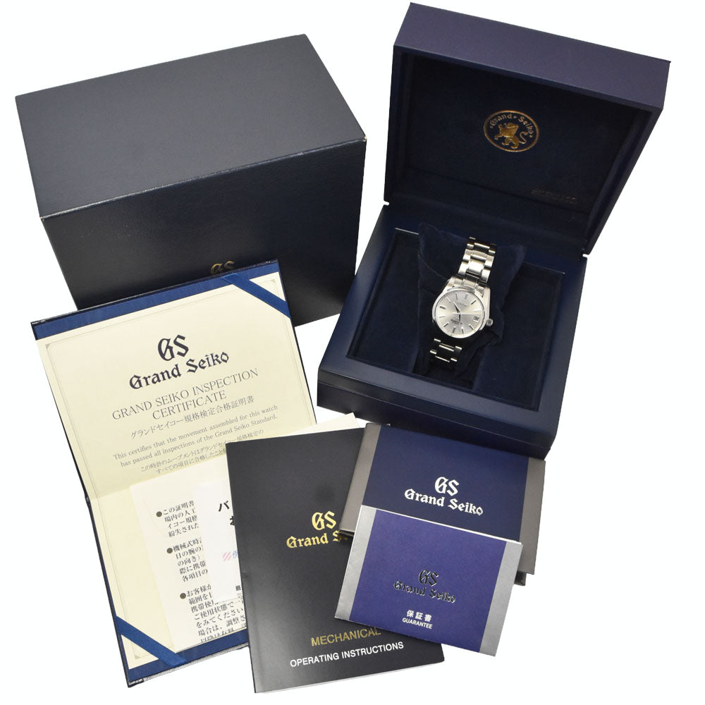 with paper SEIKO Grand Seiko SBGR051/9S65-00B0 Date Silver Dial Automatic Men's
 Watch M#147288