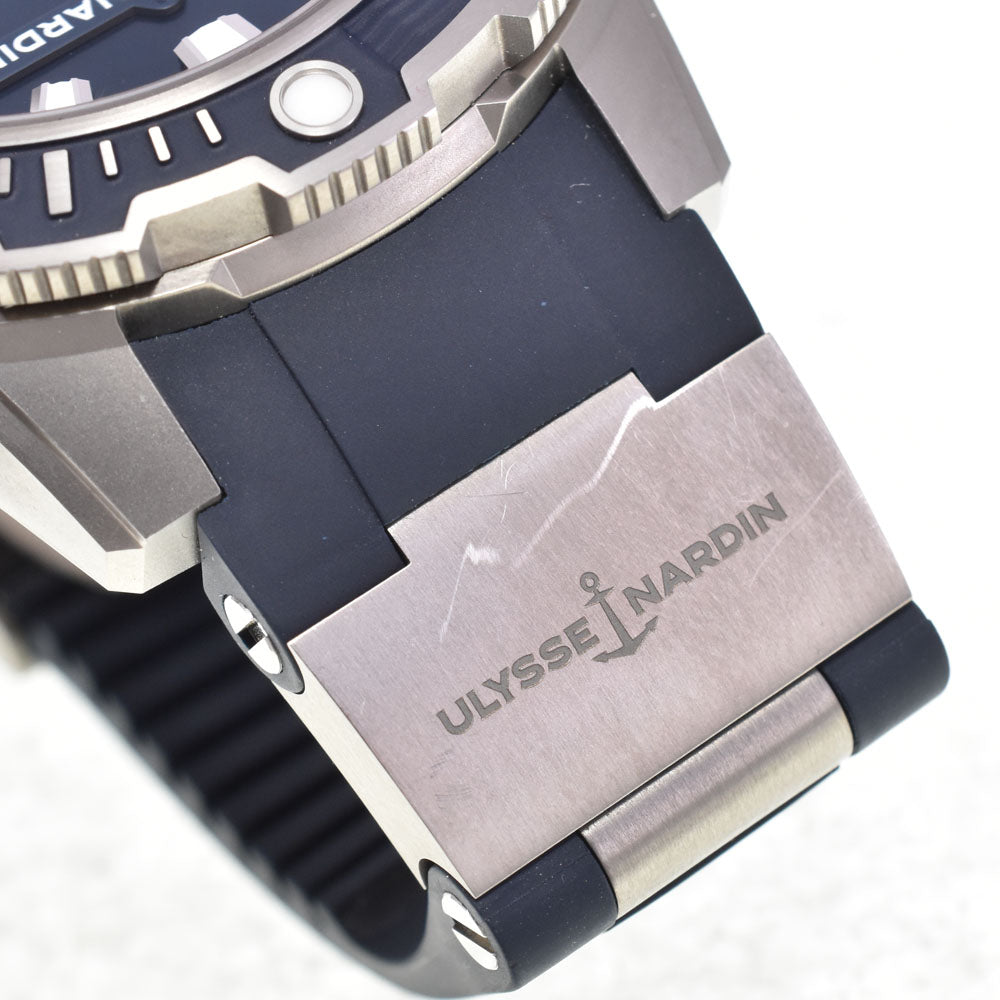 with paper Ulysse Nardin diver deep dive 3203-500/93 blue Dial Automatic Men's
 Watch D#147296