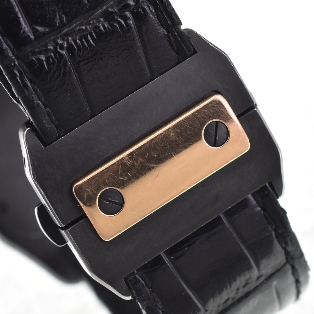 with paper CARTIER Santos 100 W2020009 black Dial Automatic Unisex
 Watch D#147302