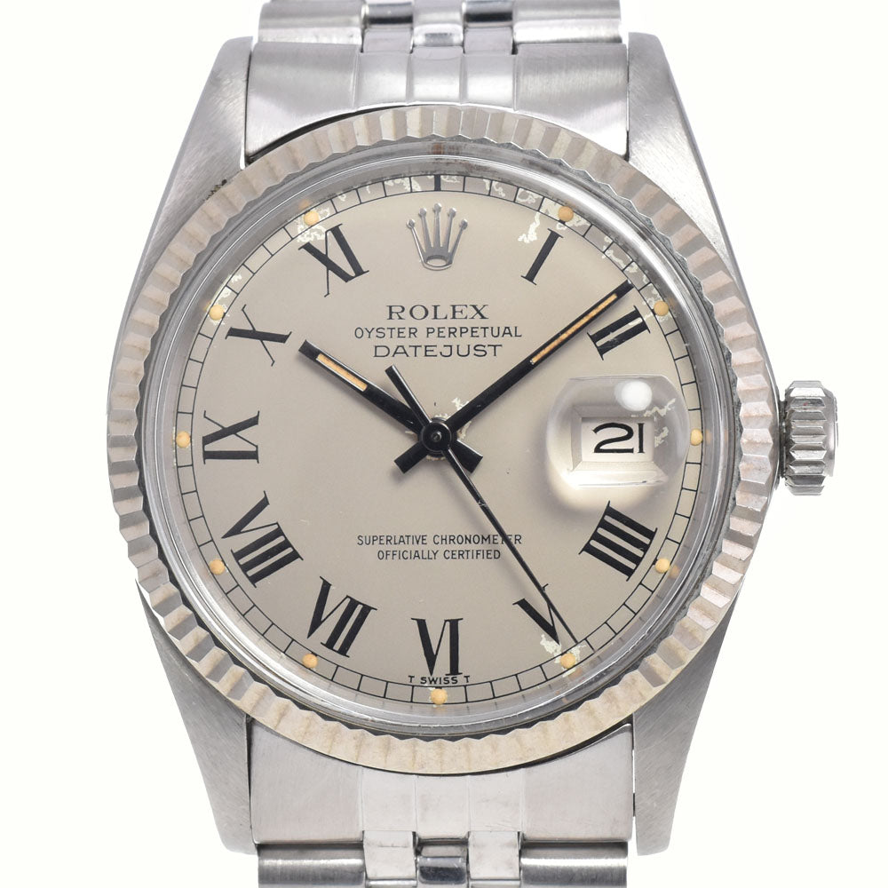 ROLEX DATEJUST 16014 vintage Cal.3035 Buckley Dial gray Dial Automatic Men's
 Watch K#147306