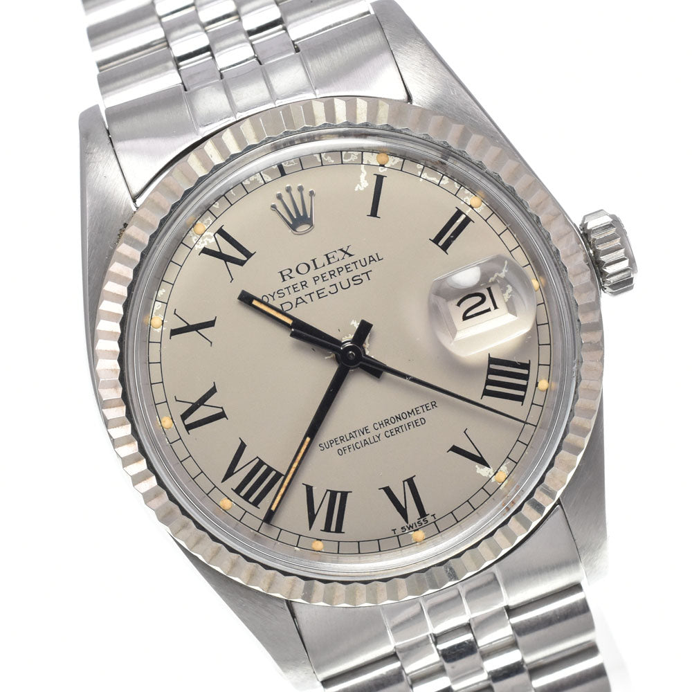 ROLEX DATEJUST 16014 vintage Cal.3035 Buckley Dial gray Dial Automatic Men's
 Watch K#147306