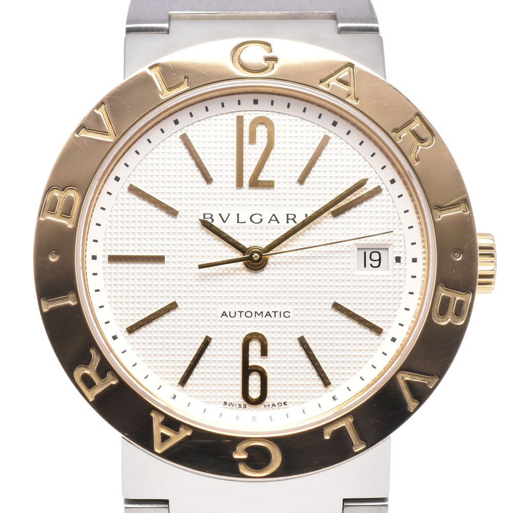 with paper BVLGARI Bvlgari Bvlgari BB38WSGD AUTO/N Stainless Steel/K18YG Silver Dial Automatic Men's
 Watch G#147311