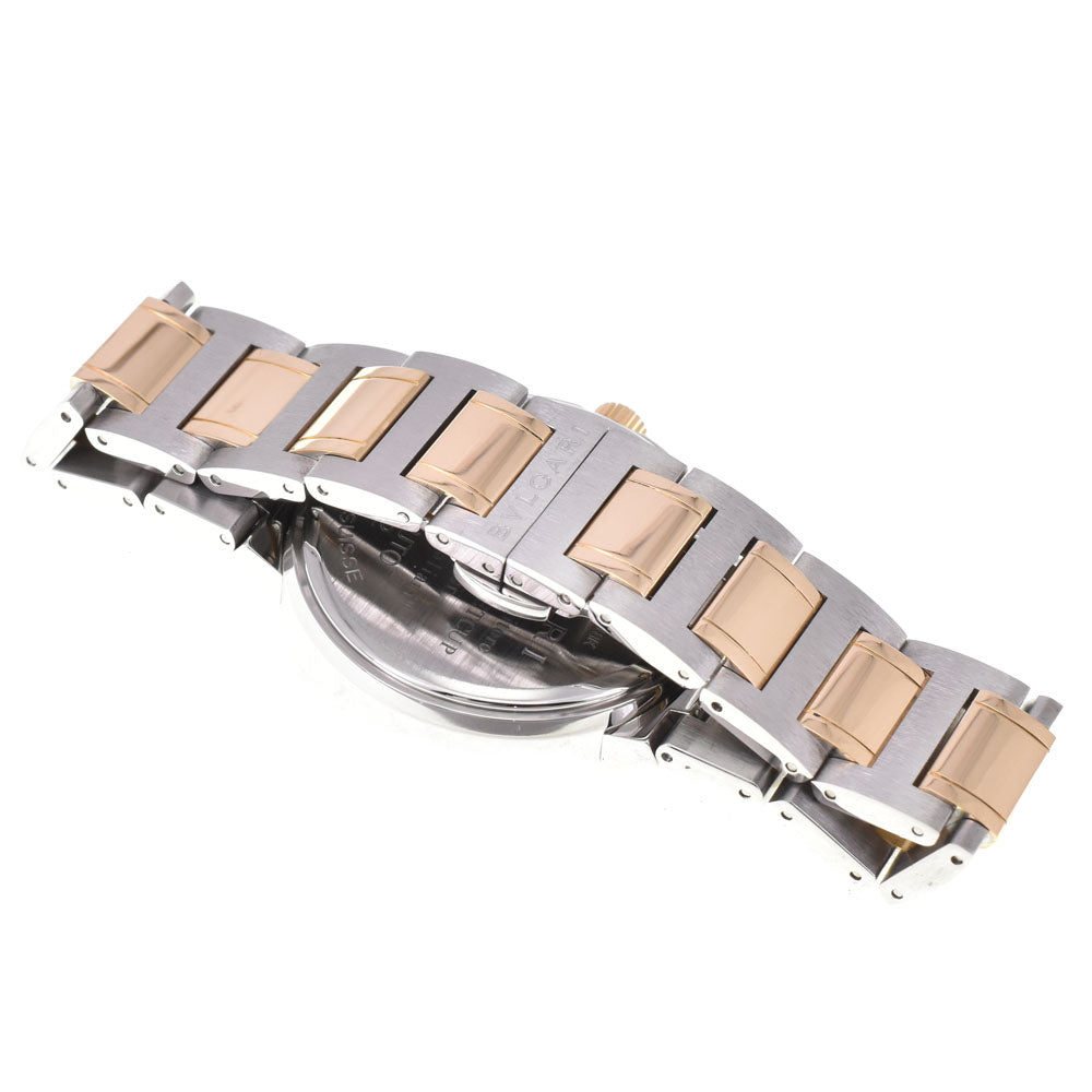 with paper BVLGARI Bvlgari Bvlgari BB38WSGD AUTO/N Stainless Steel/K18YG Silver Dial Automatic Men's
 Watch G#147311