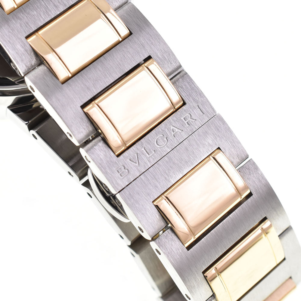 with paper BVLGARI Bvlgari Bvlgari BB38WSGD AUTO/N Stainless Steel/K18YG Silver Dial Automatic Men's
 Watch G#147311