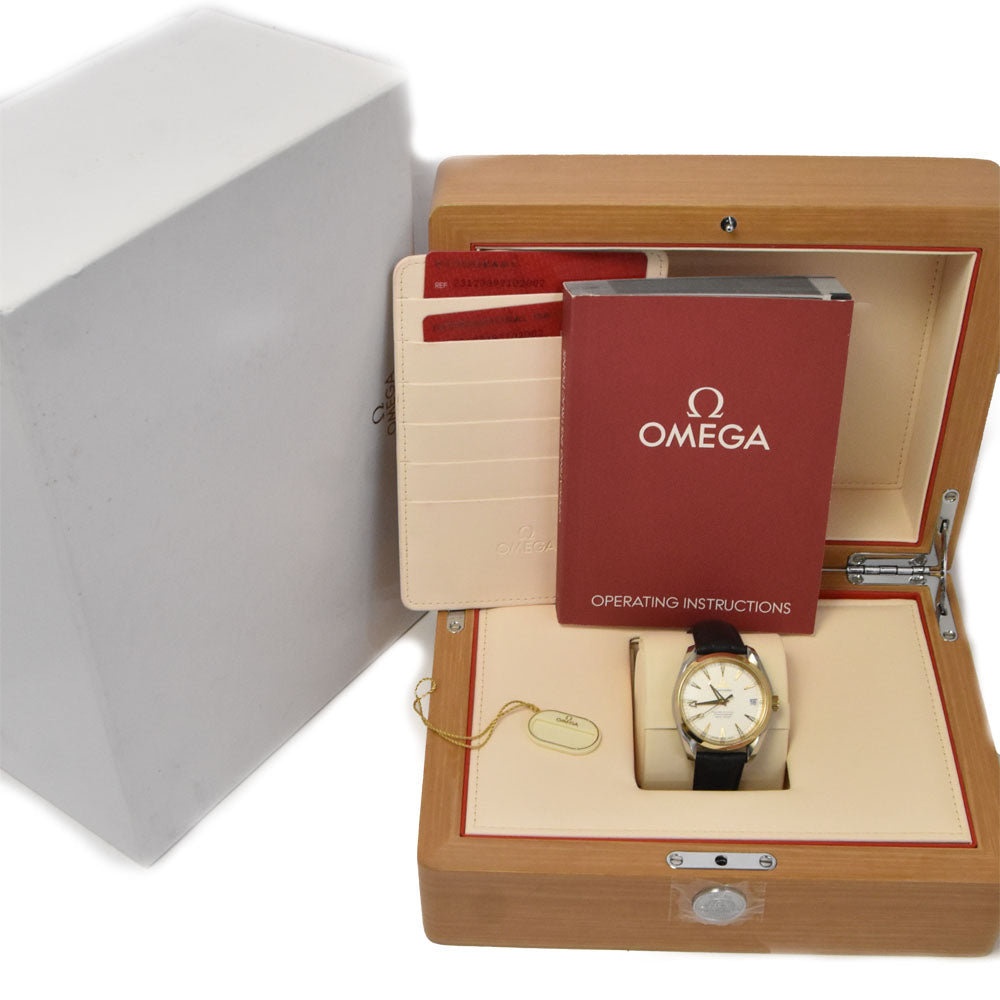 with paper OMEGA Seamaster 231.23.39.21.02.002 Silver / Gold Dial Automatic Men's
 Watch G#147316