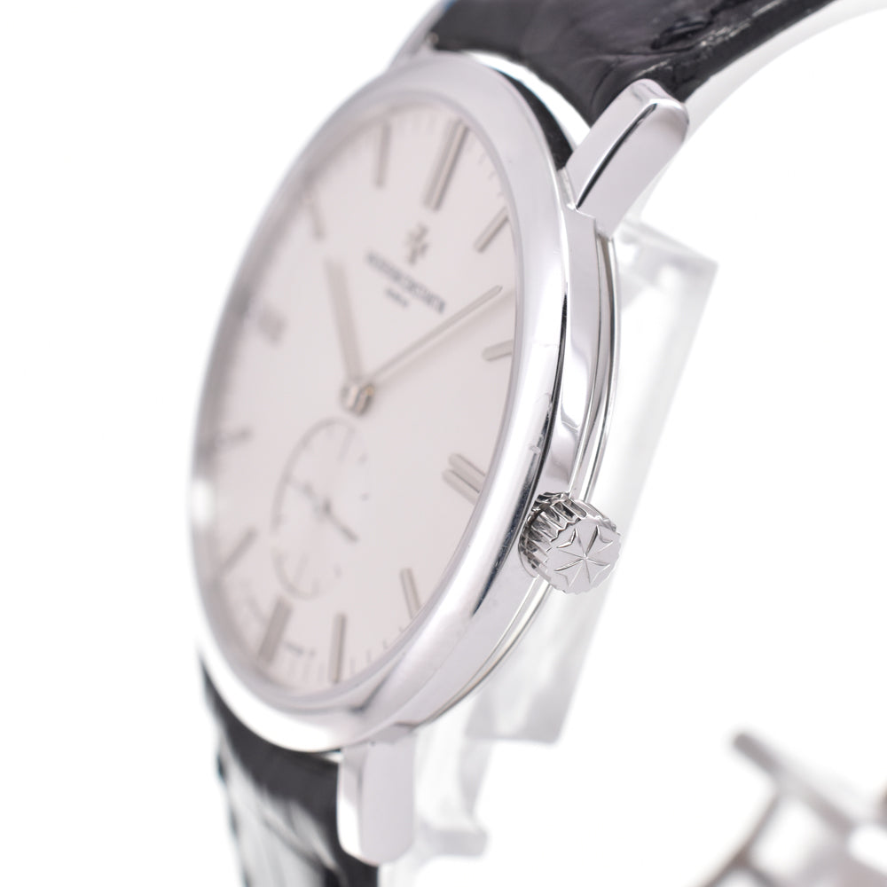 with paper VACHERON CONSTANTIN Patrimony semi-flat 81160/000G-9126 Silver Dial Hand Winding Men's
 Watch E#147318